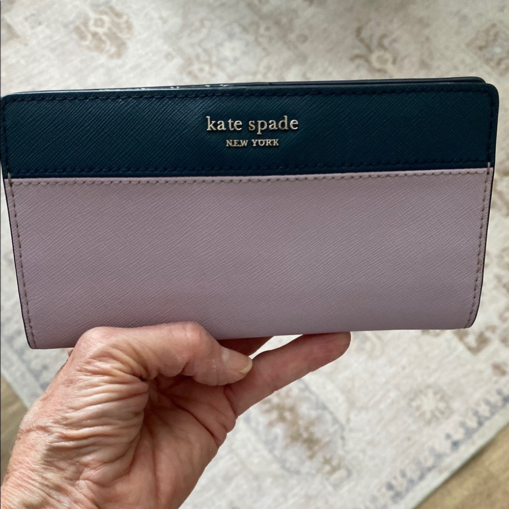 Kate Spade Navy/Lavender Wallet